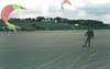 1994. In the Douarnenez' bay - Brittany, Bruno, run after run with  inline skates